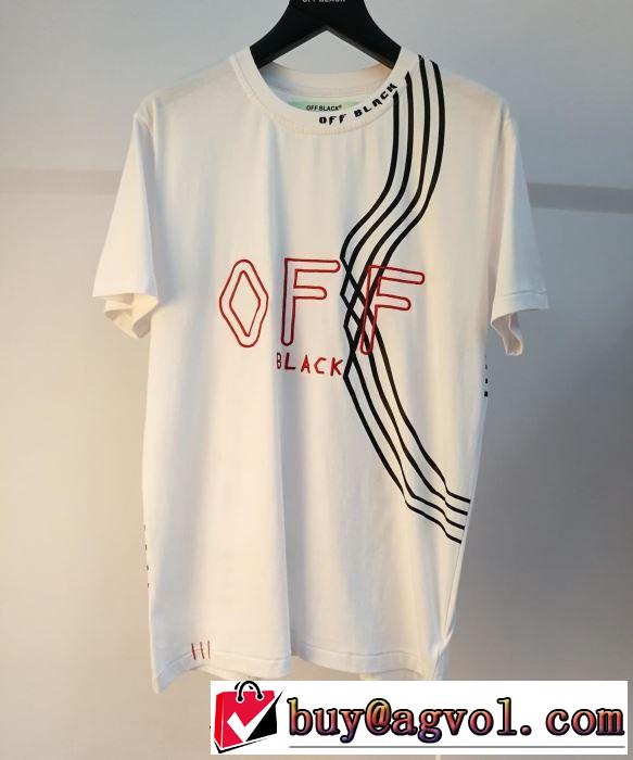  Off-White オフホワイト2019春夏は人気定番 Tシャツ/半袖 3色可選 知的な夏のスタイル
