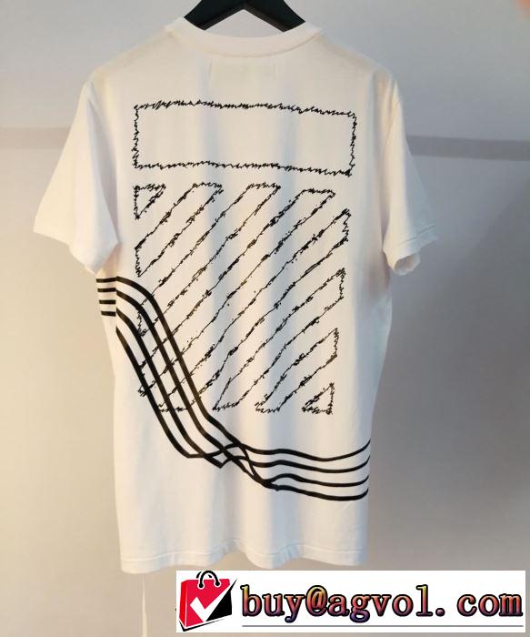Off-White オフホワイト2019春夏は人気定番 Tシャツ/半袖 3色可選 知的な夏のスタイル