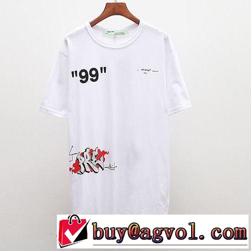 2019春夏は人気定番Off-White  2色可選オフホワイトブランドの話題の新作も！ Tシャツ/半袖