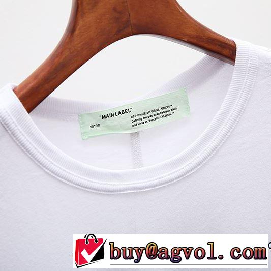 2019春夏は人気定番Off-White  2色可選オフホワイトブランドの話題の新作も！ Tシャツ/半袖