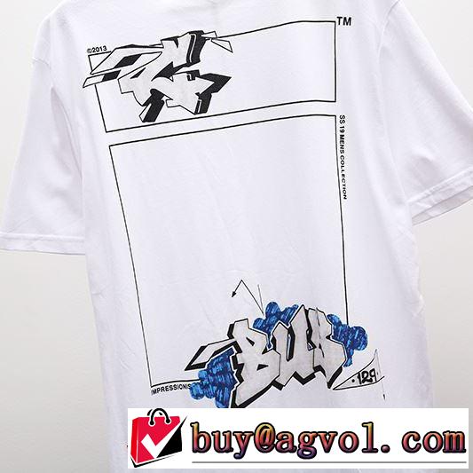2019春夏は人気定番Off-White  2色可選オフホワイトブランドの話題の新作も！ Tシャツ/半袖