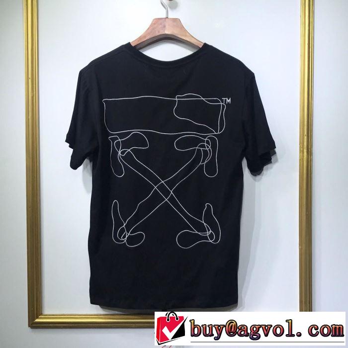 Off-White ブランドの話題の新作も！オフホワイト 2019年夏の一押しファッションアイテム Tシャツ/半袖 2色可選