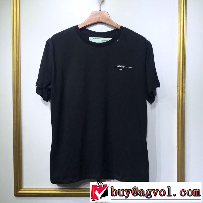 Off-White ブランドの話題の新作も！オフホワイト 2019年夏の一押しファッションアイテム Tシャツ/半袖 2色可選