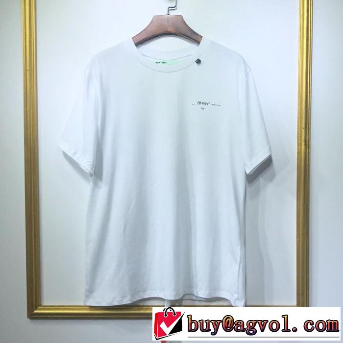 Off-White ブランドの話題の新作も！オフホワイト 2019年夏の一押しファッションアイテム Tシャツ/半袖 2色可選