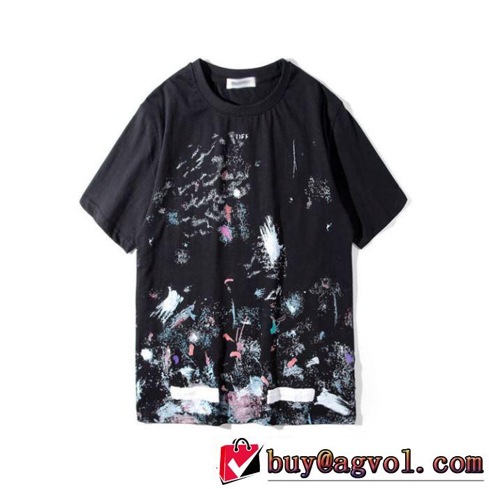 人気ストリートブランド新品  Off-White オフホワイト2019春夏は人気定番 Tシャツ/半袖