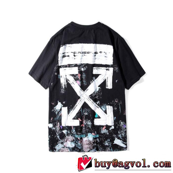 人気ストリートブランド新品  Off-White オフホワイト2019春夏は人気定番 Tシャツ/半袖