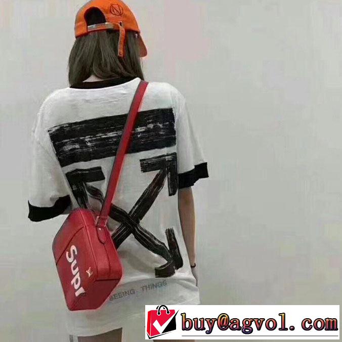 さわやか夏スタイル新品  Off-White 2色可選 オフホワイト Tシャツ/半袖 2019年春夏シーズンの人気