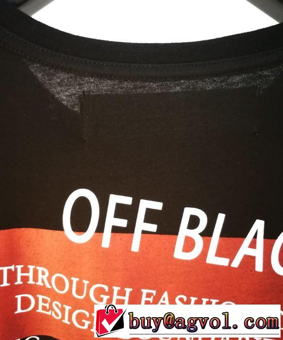 2019春夏人気トレンドアイテム Off-White ブランドの話題の新作も！ オフホワイト Tシャツ/半袖 2色可選