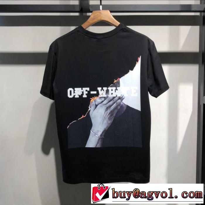  派手にはなりすぎず  Off-White オフホワイト《2019年》今、注目のストリート Tシャツ/半袖