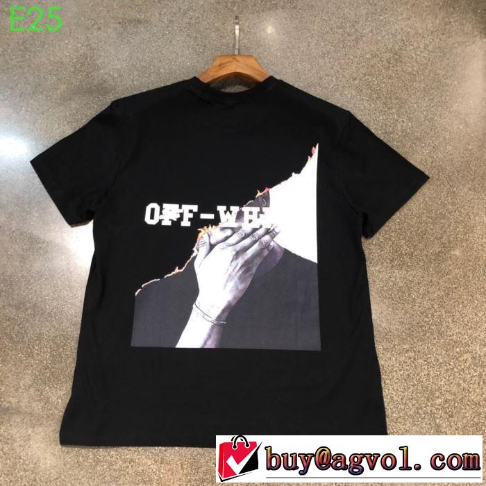 派手にはなりすぎず  Off-White オフホワイト《2019年》今、注目のストリート Tシャツ/半袖