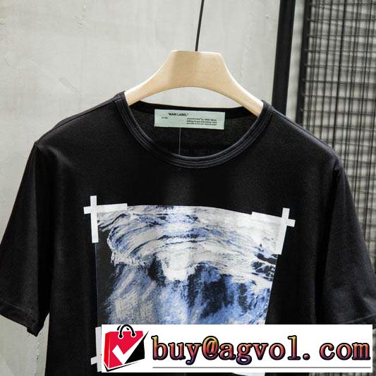 Off-Whiteおしゃれな夏ファッション2019 オフホワイト Tシャツ/半袖  絶妙にオシャレ人気アイテム