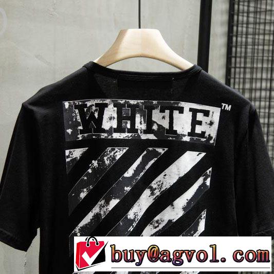 Off-Whiteおしゃれな夏ファッション2019 オフホワイト Tシャツ/半袖  絶妙にオシャレ人気アイテム
