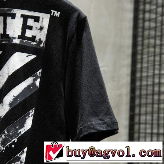Off-Whiteおしゃれな夏ファッション2019 オフホワイト Tシャツ/半袖  絶妙にオシャレ人気アイテム