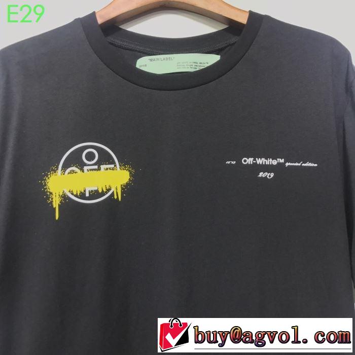 夏おすすめ人気ブランドアイテム  Off-White オフホワイト 最近のトレンドアイテム Tシャツ/半袖 2019SS