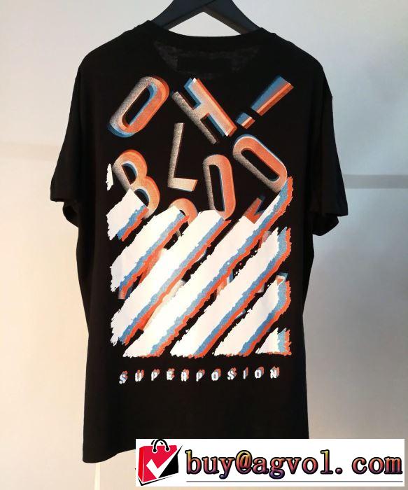 オシャレアイテムOff-White2019春夏は人気定番 オフホワイト Tシャツ/半袖  着回し力も抜群です！