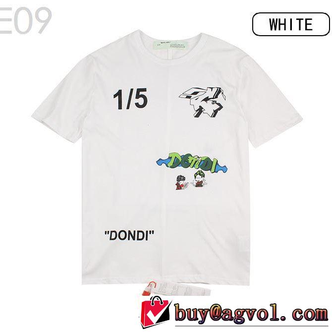  毎年トレンドアイテムが出る  Off-White オフホワイト2019SS Tシャツ/半袖 2色可選