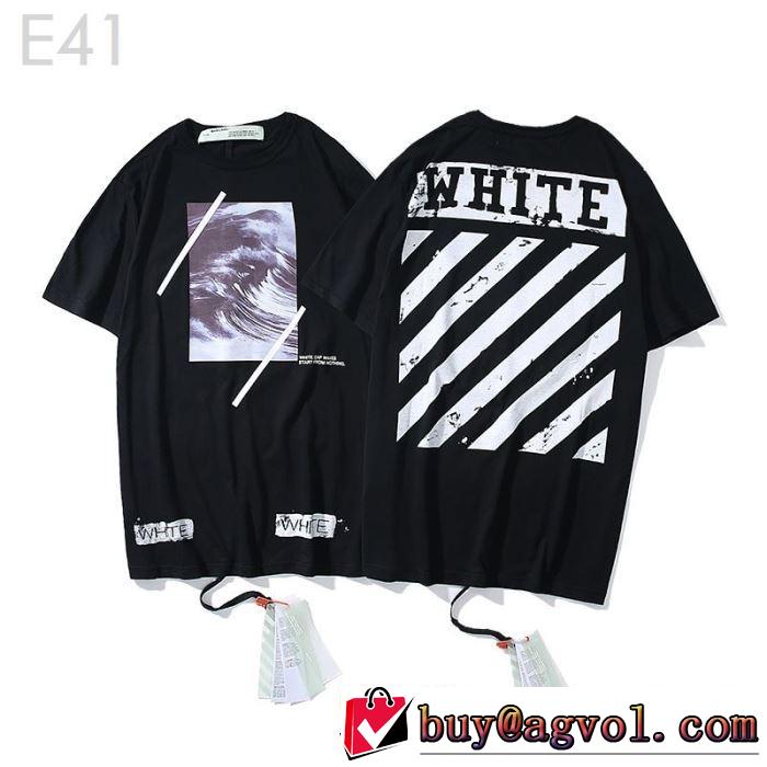  夏に良く似合うちょっと新品 Off-White オフホワイト2019年春夏シーズンの人気 Tシャツ/半袖