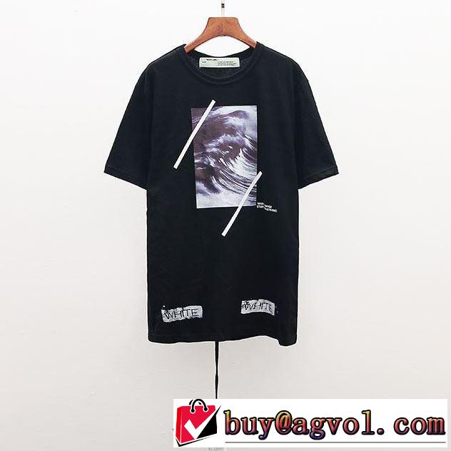 夏に良く似合うちょっと新品 Off-White オフホワイト2019年春夏シーズンの人気 Tシャツ/半袖