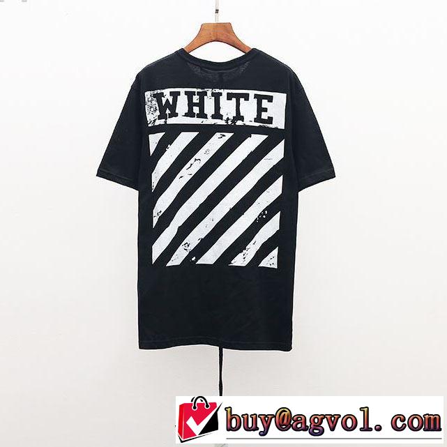 夏に良く似合うちょっと新品 Off-White オフホワイト2019年春夏シーズンの人気 Tシャツ/半袖