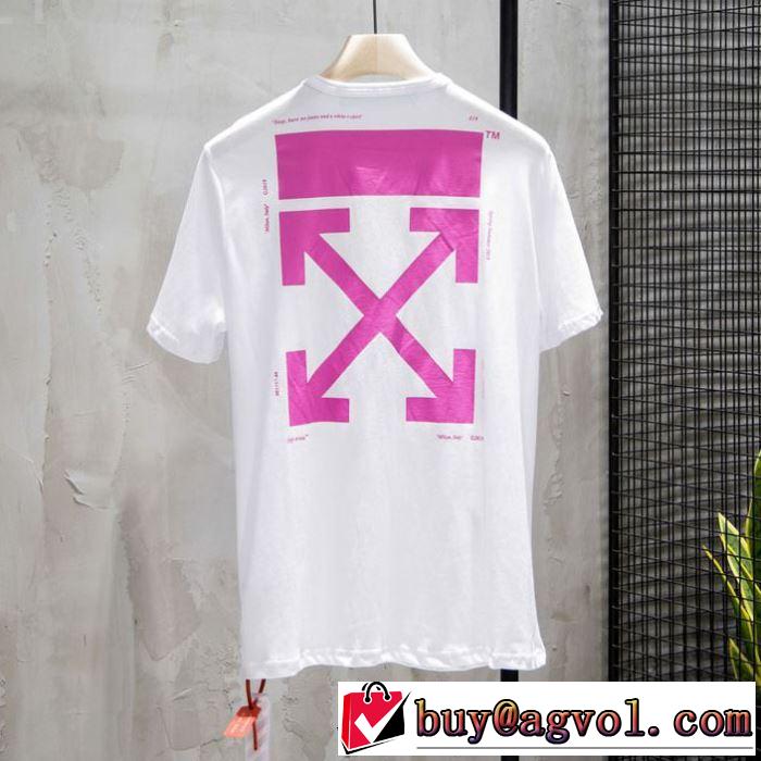 派手にはなりすぎず Off-White 2019春夏人気 オフホワイト Tシャツ/半袖  特に夏は人気アイテム