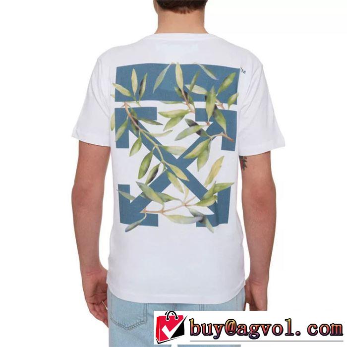 素敵カジュアル春夏新品 Off-White おしゃれな夏ファッション2019オフホワイト Tシャツ/半袖 2色可選