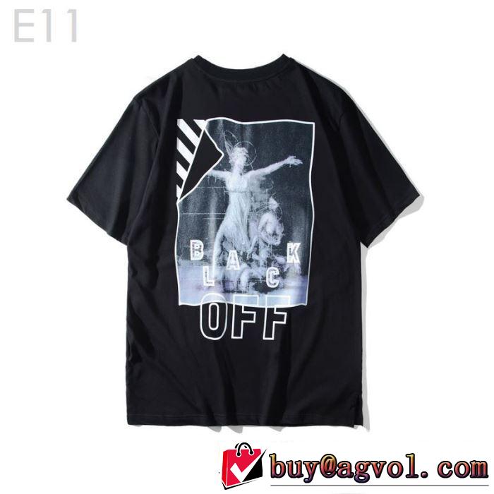  着回し力も抜群です！ 2色可選  Off-White 2019年夏の一押しファッションアイテムオフホワイト Tシャツ/半袖