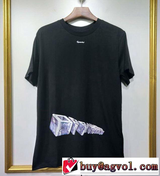  2019春夏人気トレンドアイテム  Off-White 2色可選絶妙にオシャレ人気アイテムオフホワイト Tシャツ/半袖