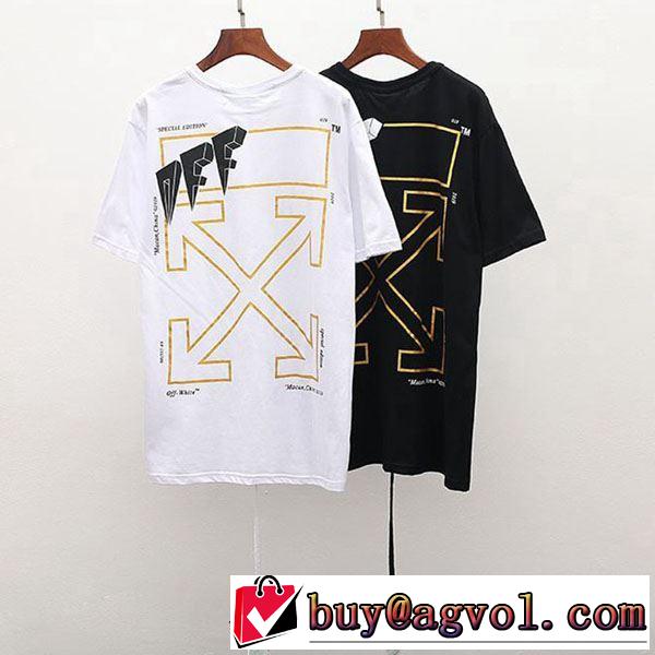  2019年夏の一押しファッションアイテム Off-White オフホワイト Tシャツ/半袖 2色可選