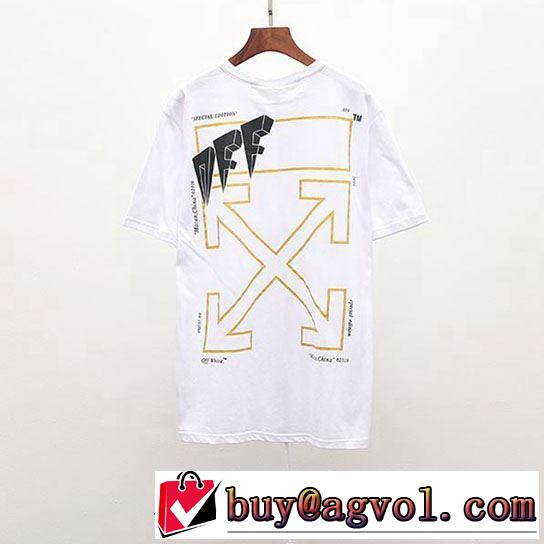 2019年夏の一押しファッションアイテム Off-White オフホワイト Tシャツ/半袖 2色可選
