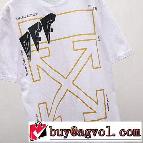 2019年夏の一押しファッションアイテム Off-White オフホワイト Tシャツ/半袖 2色可選