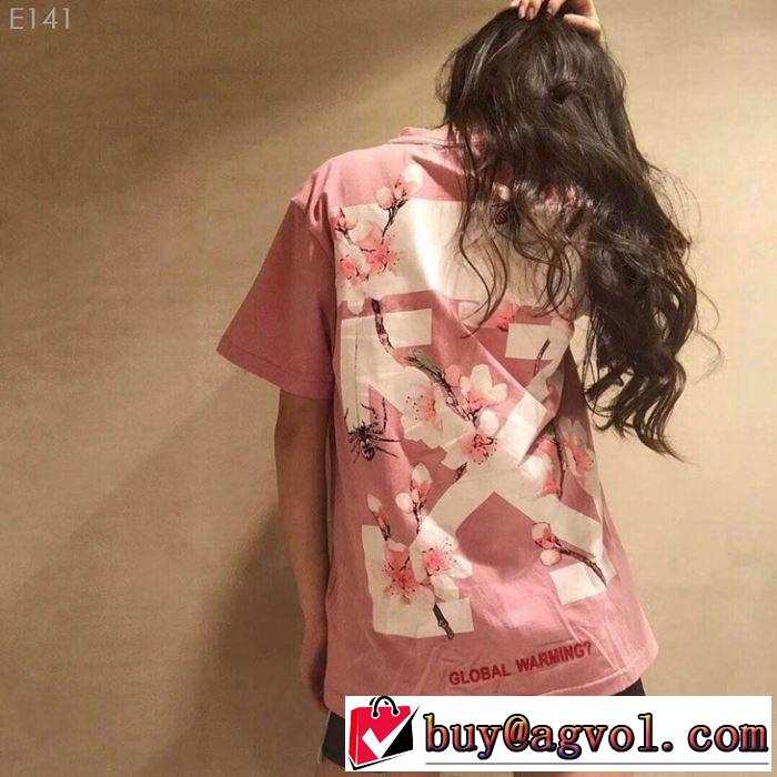 オフホワイト Tシャツ/半袖2019春夏人気トレンドアイテム  オシャレアイテム Off-White