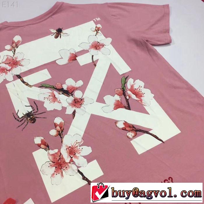 オフホワイト Tシャツ/半袖2019春夏人気トレンドアイテム  オシャレアイテム Off-White