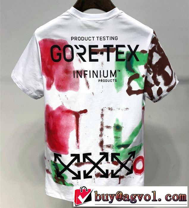 Off-Whiteオシャレアイテム オフホワイト Tシャツ/半袖 2色可選 2019春夏は人気定番