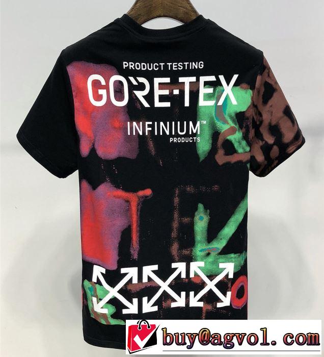 Off-Whiteオシャレアイテム オフホワイト Tシャツ/半袖 2色可選 2019春夏は人気定番