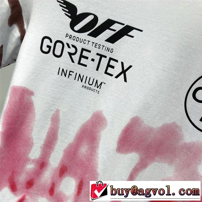 Off-Whiteオシャレアイテム オフホワイト Tシャツ/半袖 2色可選 2019春夏は人気定番