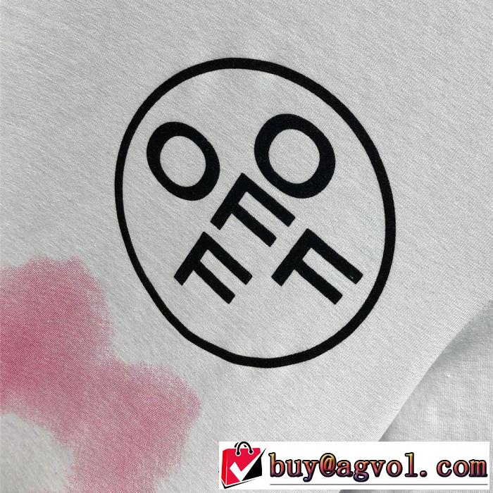Off-Whiteオシャレアイテム オフホワイト Tシャツ/半袖 2色可選 2019春夏は人気定番