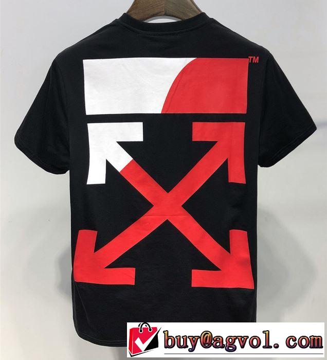  ファッションにトレンド Off-White オフホワイト Tシャツ/半袖  2色可選2019春夏人気トレンドアイテム
