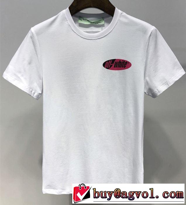 ファッションにトレンド Off-White オフホワイト Tシャツ/半袖  2色可選2019春夏人気トレンドアイテム