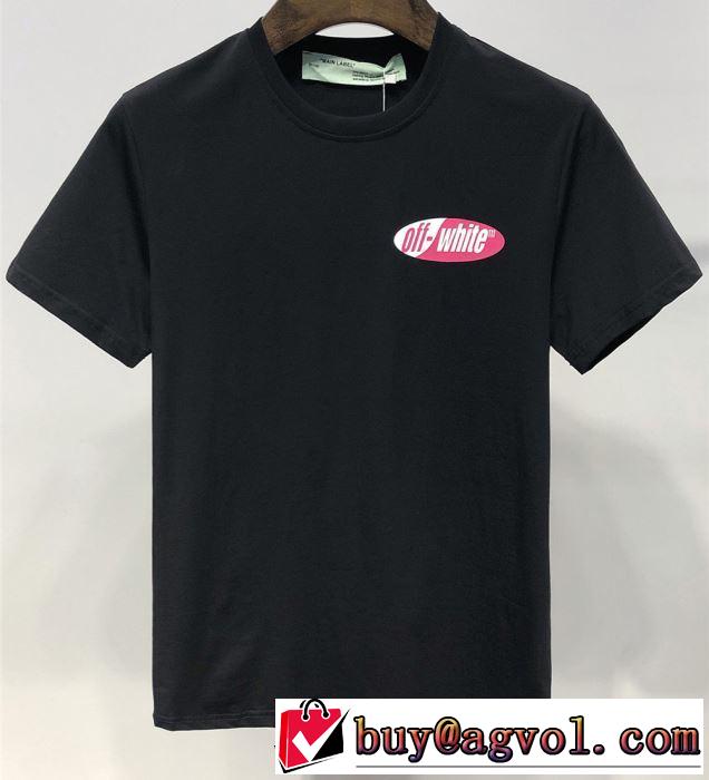 ファッションにトレンド Off-White オフホワイト Tシャツ/半袖  2色可選2019春夏人気トレンドアイテム