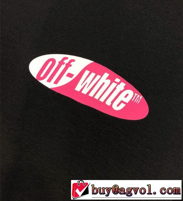 ファッションにトレンド Off-White オフホワイト Tシャツ/半袖  2色可選2019春夏人気トレンドアイテム