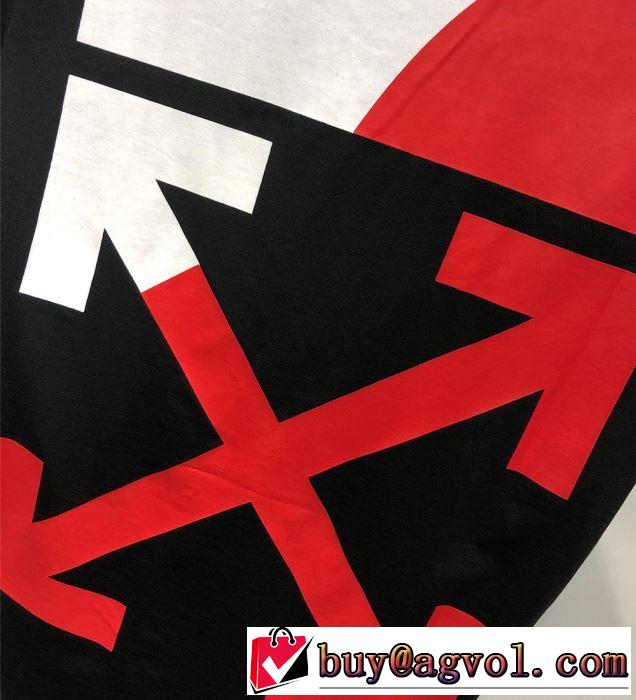 ファッションにトレンド Off-White オフホワイト Tシャツ/半袖  2色可選2019春夏人気トレンドアイテム