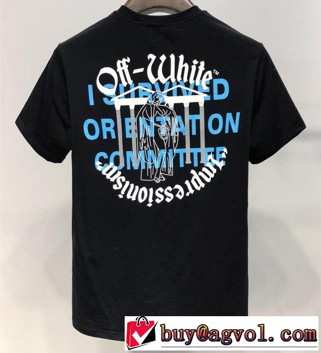  2019年夏の一押しファッションアイテム  Off-White オフホワイト Tシャツ/半袖 2色可選