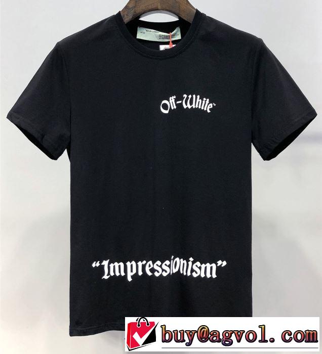 2019年夏の一押しファッションアイテム  Off-White オフホワイト Tシャツ/半袖 2色可選