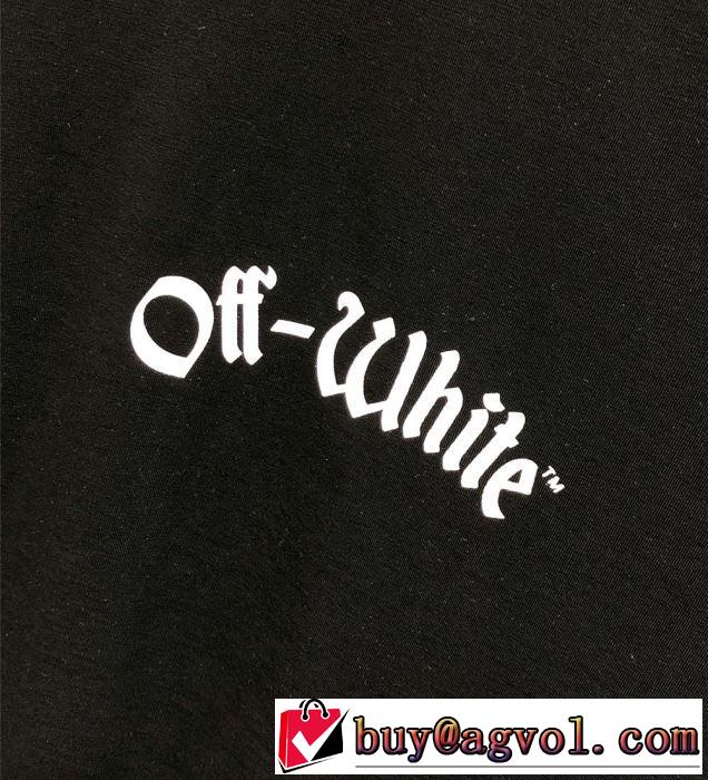 2019年夏の一押しファッションアイテム  Off-White オフホワイト Tシャツ/半袖 2色可選