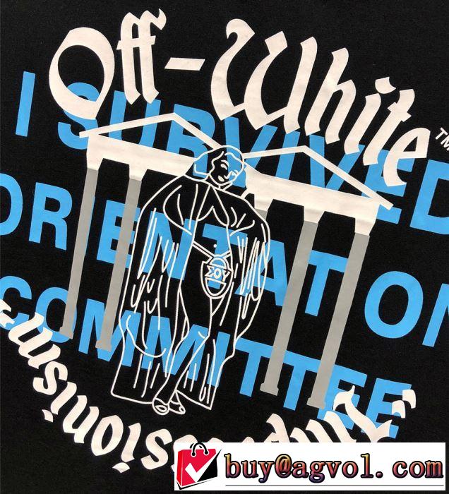 2019年夏の一押しファッションアイテム  Off-White オフホワイト Tシャツ/半袖 2色可選