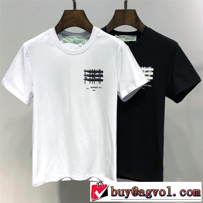 Tシャツ/半袖2019春夏は人気定番  2色可選 Off-White オフホワイト最新のトレンドブランド人気的