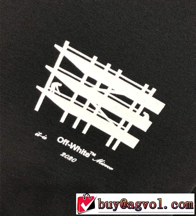Tシャツ/半袖2019春夏は人気定番  2色可選 Off-White オフホワイト最新のトレンドブランド人気的