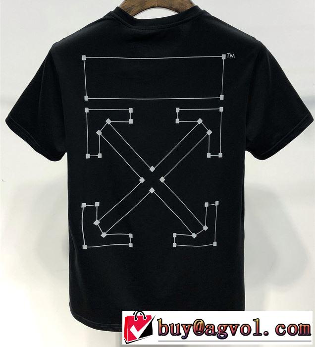 今流行りの最新コレクション Off-White オフホワイト Tシャツ/半袖 2色可選《2019年》今、注目のストリート