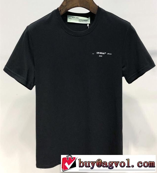 今流行りの最新コレクション Off-White オフホワイト Tシャツ/半袖 2色可選《2019年》今、注目のストリート