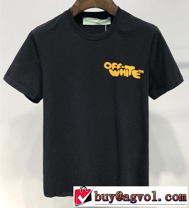 2色可選オススメしたい最新注目ファション Off-White オフホワイト 2019年春夏シーズンの人気 Tシャツ/半袖